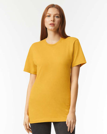 Pretreated American Apparel 2001CVC Unisex CVC Tee - Heather Mustard