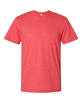 Pretreated American Apparel 2001CVC Unisex CVC Tee - Heather Red