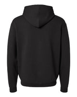 Pretreated M&O 7800 Unisex ACE Fleece Hooded Sweatshirt - Black - Back