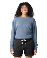 Pretreated Comfort Colors 1466 Lightweight Adult Crewneck Sweatshirt - Blue Jean