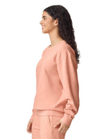 Pretreated Comfort Colors 1466 Lightweight Adult Crewneck Sweatshirt - Peachy - Side