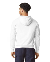 Pretreated Comfort Colors 1467 Lightweight Adult Hooded Sweatshirt - White - Back