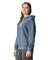 Pretreated Comfort Colors 1467 Lightweight Adult Hooded Sweatshirt - Blue Jean - Side