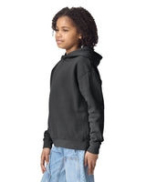 Pretreated Comfort Colors 1467Y Lightweight Youth Hooded Sweatshirt - Black - Side