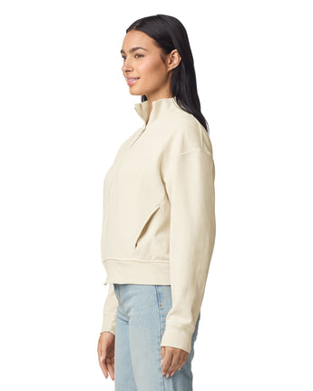 Pretreated Comfort Colors 1570L Women's Full Zip Jacket - Ivory - Side