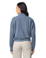 Pretreated Comfort Colors 1570L Women's Full Zip Jacket - Blue Jean - Back