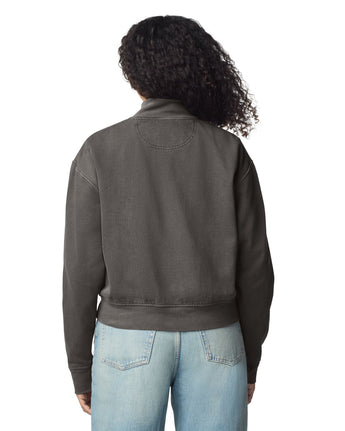 Pretreated Comfort Colors 1570L Women's Full Zip Jacket - Pepper - Back