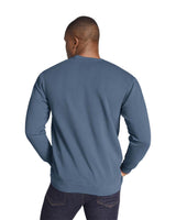 Pretreated Comfort Colors 1566 Adult Crewneck Sweatshirt - Denim - Back