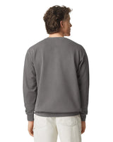 Pretreated Comfort Colors 1566 Adult Crewneck Sweatshirt - Grey - Back
