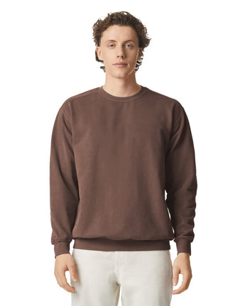 Pretreated Comfort Colors 1566 Adult Crewneck Sweatshirt - Espresso