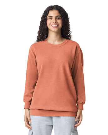 Pretreated Comfort Colors 1566 Adult Crewneck Sweatshirt - Terracotta