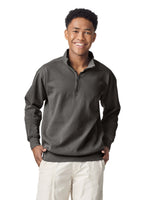 Pretreated Comfort Colors 1580 Adult 1/4 Zip Sweatshirt - Pepper