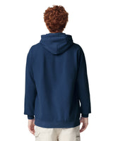 Pretreated Comfort Colors 1567 Adult Hooded Sweatshirt - True Navy - Back
