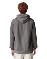 Pretreated Comfort Colors 1567 Adult Hooded Sweatshirt - Pepper - Back