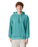 Pretreated Comfort Colors 1567 Adult Hooded Sweatshirt - Seafoam