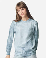 Pretreated Comfort Colors 6045 Unisex Colorblast Long Sleeve T-Shirt - Ocean
