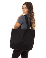 Pretreated econscious EC8001 Large Twill Tote - Black