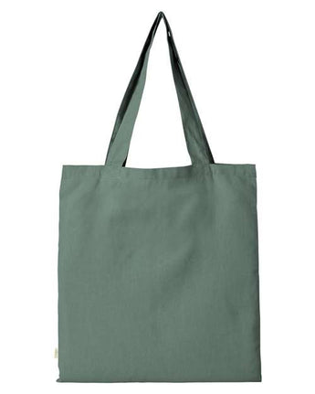 Pretreated econscious EC8200 Reclaimist Fiber Elemental Tote - Sage Leaf - Back