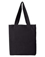 Pretreated econscious EC8205 Reclaimist Fiber Everywhere Tote - Black - Back