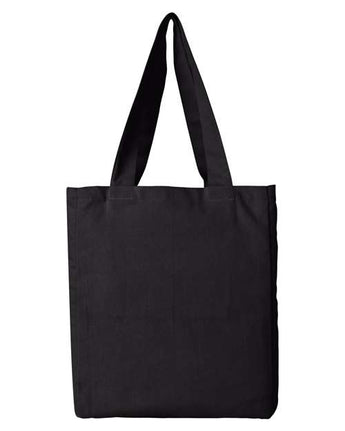 Pretreated econscious EC8205 Reclaimist Fiber Everywhere Tote - Black - Back