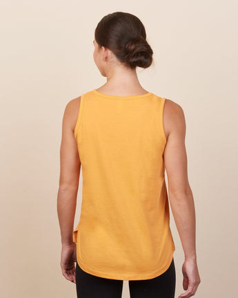 Pretreated Enza 00579 Ladies Essential Relaxed Tank - Mango Dream - Back
