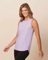 Pretreated Enza 00579 Ladies Essential Relaxed Tank - Orchid - Side