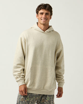 Pretreated Enza 30179 Adult Classic Fleece Hoodie - Oatmeal Heather