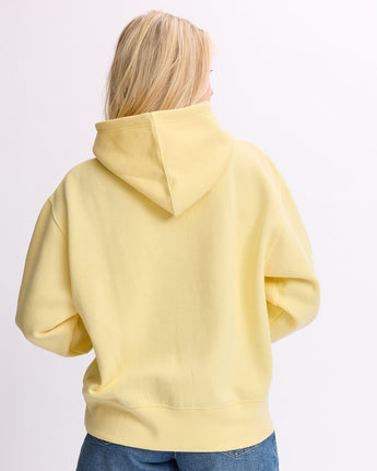 Pretreated Enza 42779 Ladies Midi Length Pullover Hoodie - Butter - Back