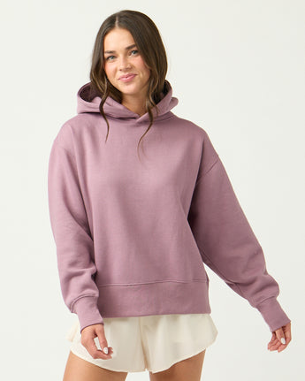 Pretreated Enza 42779 Ladies Midi Length Pullover Hoodie - Lavender Haze