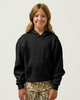 Pretreated Enza 90179 Youth Classic Fleece Hoodie - Black