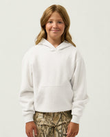Pretreated Enza 90179 Youth Classic Fleece Hoodie - Bleached Linen