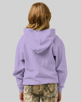 Pretreated Enza 90179 Youth Classic Fleece Hoodie - Orchid - Back
