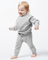 Pretreated Enza 96079 Toddler Fleece Crew - Athletic Heather
