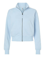 Pretreated American Apparel FTJ00 Women's French Terry Full-Zip Jacket - Powder Blue