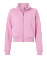 Pretreated American Apparel FTJ00 Women's French Terry Full-Zip Jacket - Powder Pink