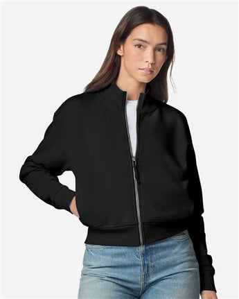 Pretreated American Apparel FTJ00 Women's French Terry Full-Zip Jacket - Lifestyle