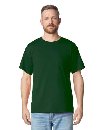 Pretreated Gildan 2300 Ultra Cotton Adult T-Shirt with Pocket - Forest