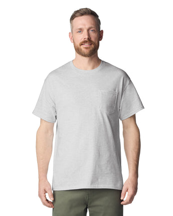 Pretreated Gildan 2300 Ultra Cotton Adult T-Shirt with Pocket - Ash