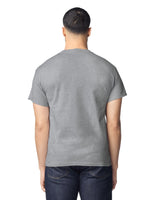 Pretreated Gildan 2300 Ultra Cotton Adult T-Shirt with Pocket - Sport Grey - Back