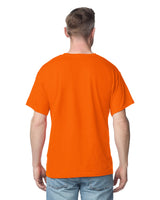 Pretreated Gildan 2300 Ultra Cotton Adult T-Shirt with Pocket - S Orange - Back