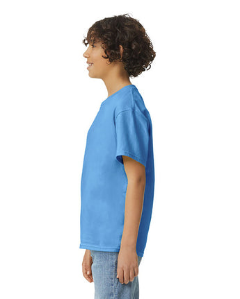 Pretreated Gildan 2000B Ultra Cotton Youth T-Shirt - Iris - Side