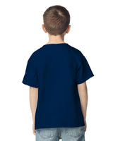 Pretreated Gildan 2000B Ultra Cotton Youth T-Shirt - Navy - Back