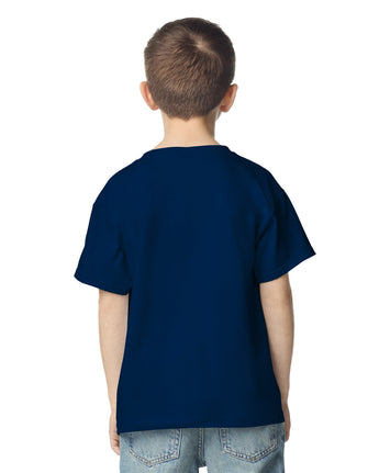 Pretreated Gildan 2000B Ultra Cotton Youth T-Shirt - Navy - Back