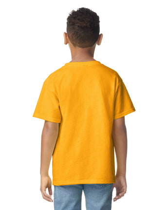 Pretreated Gildan 2000B Ultra Cotton Youth T-Shirt - Gold - Back