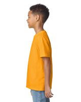 Pretreated Gildan 2000B Ultra Cotton Youth T-Shirt - Gold - Side