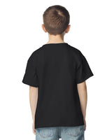 Pretreated Gildan 2000B Ultra Cotton Youth T-Shirt - Black - Back