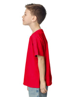 Pretreated Gildan 2000B Ultra Cotton Youth T-Shirt - Red - Side