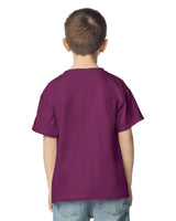 Pretreated Gildan 2000B Ultra Cotton Youth T-Shirt - Maroon - Back