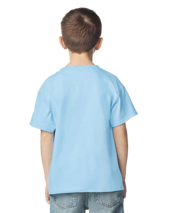 Pretreated Gildan 2000B Ultra Cotton Youth T-Shirt - Light Blue - Back