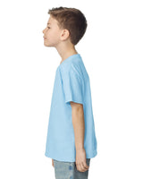 Pretreated Gildan 2000B Ultra Cotton Youth T-Shirt - Light Blue - Side